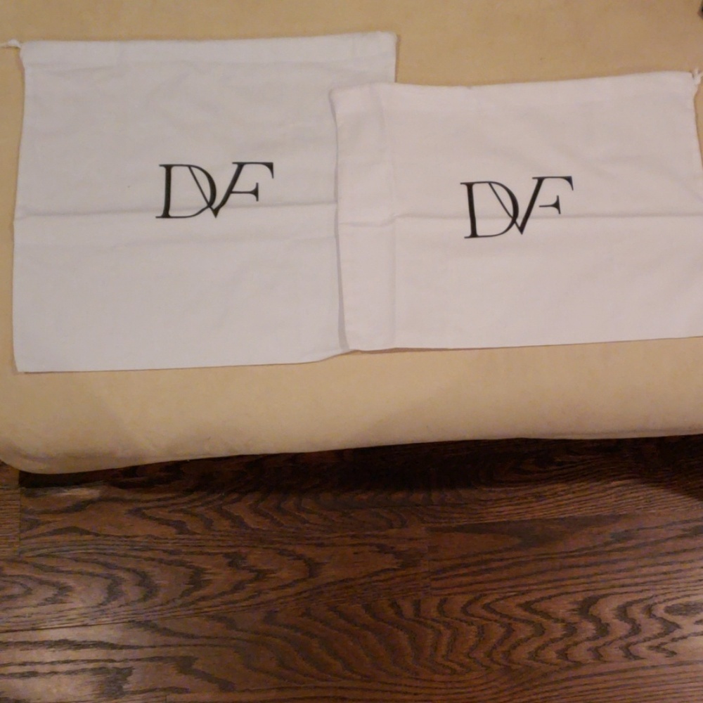 2 DVF dust bags, different sizes